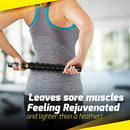 Muscle Roller Stick Pro, The Best Self Massage Tool, Relieve Sore Muscles, Cramps, Back Tightness, Trigger Points Pain, Myofascial Physical Therapy, Legs Recovery, Knots & Calf Soreness, (1 Roller)