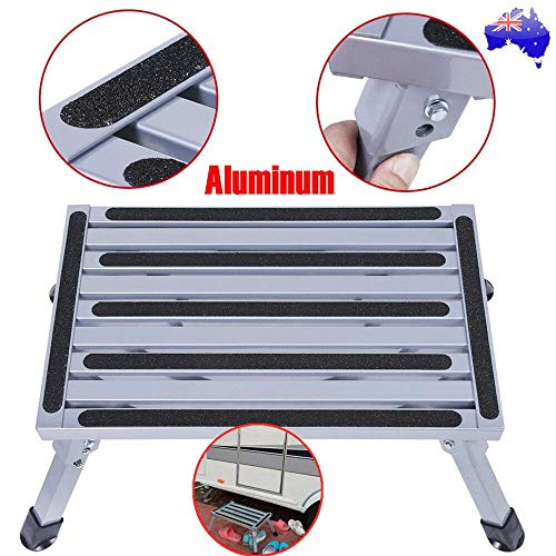 Aluminium Portable Folding Step Stool Caravan Accessories Ladder Camper Trailer