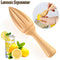 Lemon Cone Juicer Squeezer Wooden Manual Press Juicer Fruit Reamers for Lemon Juice, Lime Juice, Orange Juice, Citrus Fruits