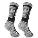 YUEDGE Mens Walking Hiking Socks Cotton Moisture Wicking Cushioned Training Athletic Sports Crew Socks for Men Size 9-11,5 Pairs Black