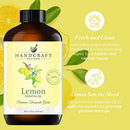 Handcraft Lemon Essential Oil - Huge 4 OZ - 100% Pure & Natural - Premium Therapeutic Grade with Premium Glass Dropper