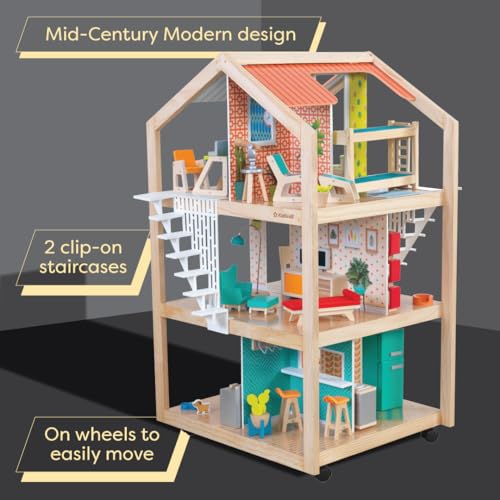 KidKraft So Stylish Mansion Wooden Dollhouse, Multi