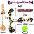 Youngever 6 Pack Dog Rope Toys, Puppy Chew Toys Dog Toys for Medium to Large Dogs