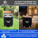 BINYUAN XL Large Ice Bath Tub for Athletes With Cover 99 Gallons Cold Plunge Tub for Recovery, Multiple Layered Portable Ice Bath Plunge Pool Suitable for Gardens, Gyms and Cold Water Therapy Training