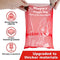 LastingLife Dog Poop Bags Biodegradable EPI Technology Pet Waste Bags 100% Leak Proof Strong Thick Poop Bags Included poop bag dispenser and Hands-Free Holder 270 Counts 18 Rolls Red(Lavender Scented)