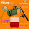 Play22 Fishing Pole For Kids - 40 Set Kids Fishing Rod Combos - Kids Fishing Poles Includes Fishing Tackle, Fishing Gear, Fishing Lures, Net, Carry On Bag, Fully Fishing Equipment - For Boys And Girls