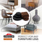 235 pcs Felt Furniture Pads Brown & Black X-Protector! Huge Quantity of Furniture Pads for Hardwood Floors – Your Ideal Wood Floor Protectors for Furniture. Protect Any Type of Hard Floor!