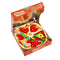 Pizza Box Funny Socks for Men Women Teens - Fun Novelty Crazy Funky Silly Cool Food Cotton Socks Christmas Gifts, B-LT-pizza-B, M-L