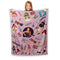 Artlunar Singer Inspired Throw Fleece Blanket Gifts for Music Lovers Women Girls, Cozy Travel Blanket Perfect for Sofa Bed  (Purple-6042, 60" x 50")
