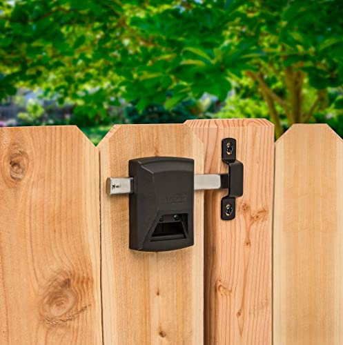 National Hardware N109-080 N109080 Smart Key Gate Lock, Black, 40"
