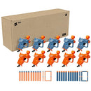 NERF Elite - Ace SD-1 Party Pack - 10 Blasters and 20 Official Nerf Elite Darts - 2 Colours to Create Teams - Amazon Exclusive - Outdoor Games and Toys for Kids - Boys and Girls - F2826 - Ages 8+
