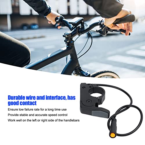 Thumb Throttle Speed Control, Sensitive ABS Ebike Thumb Throttle Easy to Use Universal Durable Electric Bicycle Accessories for Bafang BBS01 02 BBSHD Left Right Handlebar