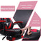 Zeanus Gaming Chair with Footrest Ergonomic Computer Chair with Massage Recliner for Heavy People Racing Gamer Chair Big and Tall Chairs for Adults Red