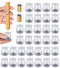 32pcs Small Chair Leg Floor Protectors,Bar stools Leg Protectors Caps,Dining Room Table Chair Leg Protectors for Hardwood Floors, Chair Leg Covers Silicone Felt Furniture Pads Non Slip