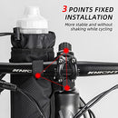 ROCKBROS Bike Water Bottle Holder Bag Bicycle Bag Handlebar Cup Drink Holder Insulated Stem Bag Food Snack Bike Accessories Storage Pouch Bag for Mountain Road Bike Scooter Touring Commuting Bike