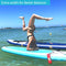 Inflatable SUP Stand Up Paddle Board, Inflatable SUP Board, iSUP Package with All Accessories (All Round Primary-Turquoise Green-10' x 32'' x 6'')