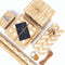 ZCOINS 4 Rolls of Kraft Wrapping Paper - 17" x 33 ft per Roll, Recyclable Gift DIY Wrapping Paper with Flax Strings and Tape for Kids Women Men Birthday Wedding Bridal Baby Showers Christmas Crafts Holidays