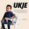 Ukje Cushion Compatible with Stokke Tripp Trapp High Chair (Old and New Model) 2 Pieces, Coated Plastified Cushion, Stokke Tripp Trapp Cushion Easy to Clean, White Monkey