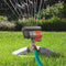GARDENA 84-BZMX ZoomMaxx - 2400 Sq Ft, Fully Adjustable Sprinkler on Weighted Base for Flexible, Leak Proof and Precise Watering, Compatible with Any Hose Brand, Made in Germany