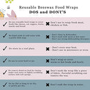 DIY Beeswax Wrap Kit - Australian Made Beeswax Food Wraps are Food-Safe & Perfect for Saving You Time and Mess - It's Fun, Easy & Zero Waste - A Healthy, Reusable & Sustainable Way to Store Your Food