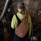CARHARTT Mono Sling Backpack, Unisex Crossbody Bag for Travel and Hiking, Brown