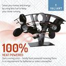 Valiant Whirlwind Stove Fan - Warm Air Circulating Heat Powered Log Burner Fan