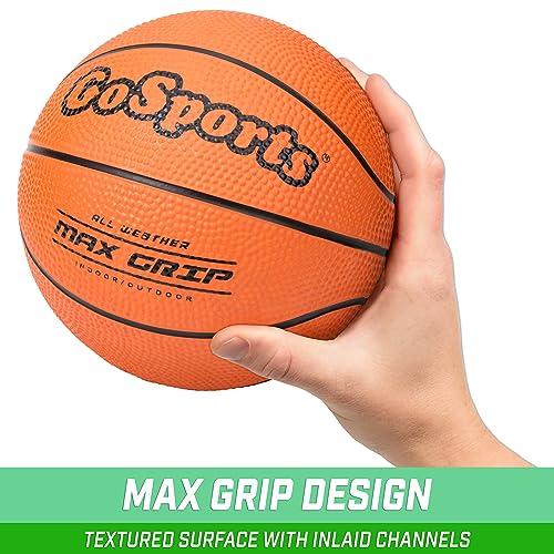 Gosports Mini Basketball with Premium Pump, 7 inch Ball, Pack of 3
