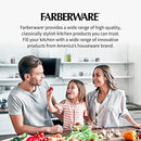 Farberware 3-Piece Wood Cutting Board Set, Reversible Chopping Boards for Meal Prep and Serving, Charcuterie Boards, Wooden Cutting Boards with Built-in Handles, Set of 3 Assorted Sizes, Bamboo