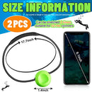 2 Pcs Tank Banger Underwater Signal Device Cylinder Diving Tank Accessories for Divers Noise Maker (Black and Green)