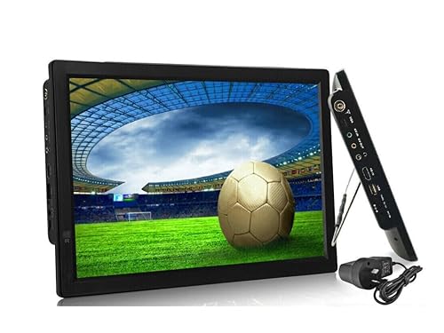 TAVICE 14" 1080P HD Digital Portable Car TV HD TFT LED DVB T2 12V TV Player MP4 Player