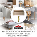 Chair Glides X-PROTECTOR – 25 mm Furniture Glides 8 pcs – Best Screw-On Furniture Sliders – Premium Chair Leg Floor Protectors – Slide Effortlessly with Chair Leg Pads That Protect Your Floor!