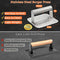 HULISEN Burger Press, Stainless Steel Hamburger Smasher, Non-Stick Smooth Square Bacon Grill Press - Professional Griddle Accessories Kit for Flat Top Griddle Cooking, Gift Package