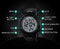 Cemavin Mens Digital Sports Watch, Waterproof LED Screen Large Face Military Watches and Heavy Duty Electronic Simple Army Watch with Alarm, Stopwatch, Luminous Night Light - Black