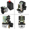 Air Compressor Switch, Heavy Duty 240V 16A Four Port Air Compressor Pressure Switch Control 90PSI -120PSI, Air-Compressor Accessories