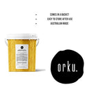 ORKU 500g Tub Organic Beeswax Pellets - Pharmaceutical Grade | Cosmetic-Grade Yellow Beeswax for Candles, Encaustic Art, Cosmetics, Body Preparations | Certified Organic Supplier