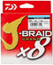 Daiwa, J-Braid x8 Grand Braided Line, 150 Yards, 20 lb Tested, 009" Diameter, Island Blue