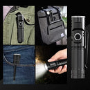 HAUTMEC Swyvel 500 Lumens Rechargeable LED Flashlight,Bright Mini Tactical Pocket Torch with Magnetic Base, Waterproof Led Flashlight 3 Modes for Camping, Outdoor, Hiking HT0092