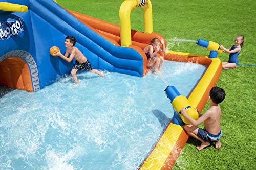 Bestway H2OGO! Super Speedway Mega Water Park, 5.51 x 5.02 x 2.65 Meter