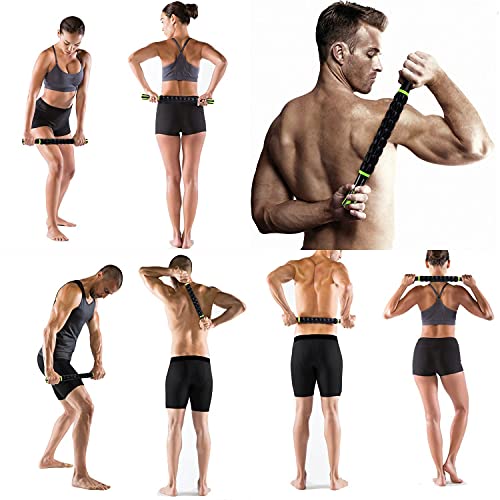Muscle Roller Stick Sportneer Back Leg Calf Massage Sticks for Athletes, Massager Tool for Reducing Muscle Soreness, Loosing Tightness and Soothing Cramps
