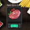 3KG/0.1g Electronic LCD Digital Kitchen Food Scale Drip Coffee Weighing with Timer(Green)