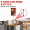 ThermoPro TP510 Waterproof Digital Candy Thermometer with Pot Clip, 8" Long Probe Instant Read Food Cooking Meat Thermometer for Grilling Smoker BBQ Deep Fry Oil Thermometer