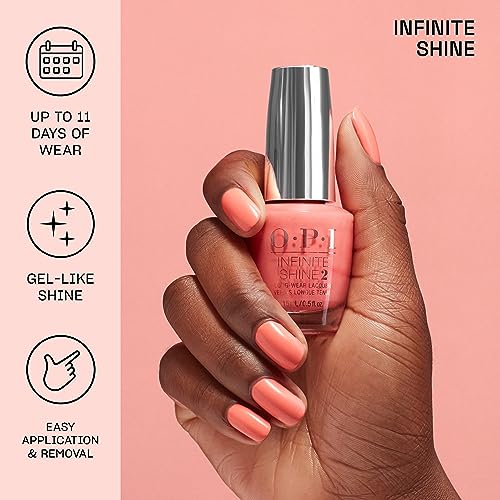 OPI Infinite Shine Funny Bunny, long-lasting nail polish for up to 11 days of gel like wear, 15ml