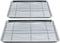 Checkered Chef Baking Sheet with Wire Rack Set - Twin Set w/Half Sheet Pan & Stainless Steel Oven Rack for Cooking