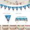 Spider Party Tableware, Spider Party Decorations, Spidey and His Amazing Friends Birthday Party Supplies, Includes Table Cover, Banner, Plates, Napkins, Paper cups,Straws, Fork- Serves 10 Guests