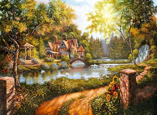 Ravensburger - Cottage by The River 500 Piece Puzzle
