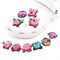 Jtailhne Shoe Charms Decoration for Shoes-10 PCS DIY PVC Crocs Buttons [F074-XZKB-10P] Accessories Set for Boy and Girl Wristband Bracelet/Shoe Decoration Christmas Halloween Party Gifts