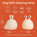 【MUID Original Authentic】 Slug Night Light, Nursery Squishy Lamp, Silicone Night Light for Breastfeeding, Cute Animal Bedside Lamp for Baby Kids Teens, Soft Nightlight with Touch Sensor for Bedroom