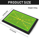 ENHUA GOLF Swing Mat,12 * 17 INCH Widen Divot Board Swing Path for Golf Training,Golf Indoor Practice Green
