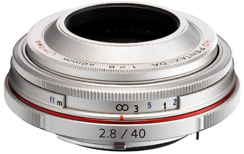 Pentax HD DA Limited 40mm F2.8 Lens - Silver