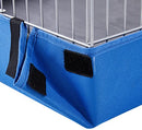 Amazon Basics Indoor-Outdoor Small Pet Habitat Cage with Canvas Bottom, Blue